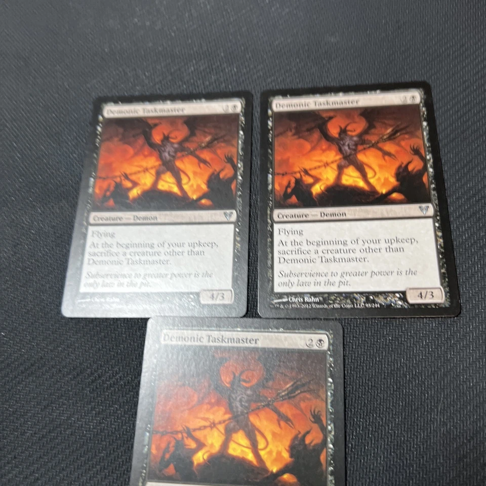 Demonic Taskmaster Magic The Gathering Mtg Avacyn Restored Card 3 - Image 3 of 4