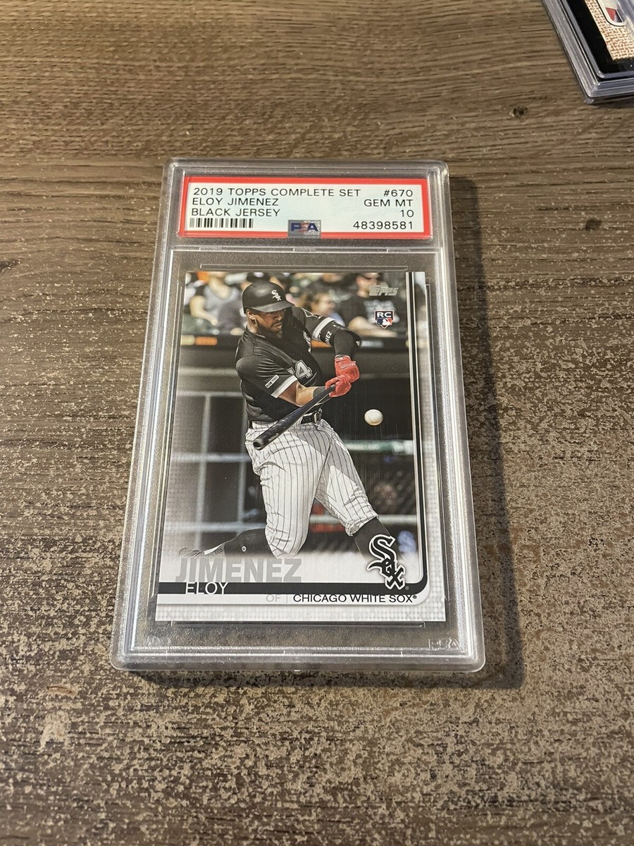 2019 Topps Black Jersey Eloy Jimenez Rookie #670 PSA GEM MT 10 | eBay