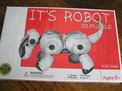 IT'S ROBOT 3D Puzzle For Ages 6+ Dr. Toy Award Winner ROBO BABE Create Your Own!