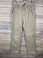 Gap Kids 12 Khaki Pants Adjustable Waist Boys 5 Pocket Beige Solid