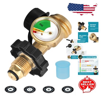 Premium Propane Tank Adapter with Dust Cover - Secure Connection for Outdoors