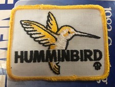 Humminbird Embroidered Patch Mid 80s Cap Jack...