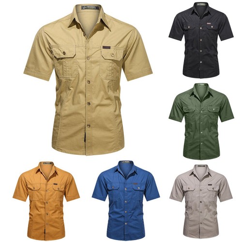 mens short sleeve shirts ebay
