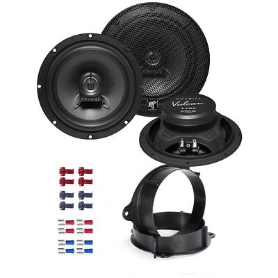 Hifonics Vulcan Auto Lautsprecher 16,5cm 2-Wege Koax für Renault Kangoo ab 2012