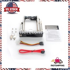 3.5" Inch SATA Hard Drive Hot Swap Caddy to 5.25" Inch Drive Bay Adapter US SHIP
