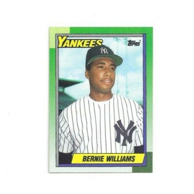 MLB 1990 Topps BERNIE WILLIAMS #701 Rookie Card RC New York Yankees | eBay