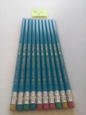 Vintage Pueblo Empire Pencil Co Epcon USA Blue Barrel #2 Pencil Lot Of 10 (BLU1)