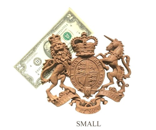 Great Britain Coat of Arms solid hardwood - Picture 5 of 8