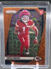 Xavier Worthy [Orange Lazer] #399 Prices | 2024 Panini Prizm