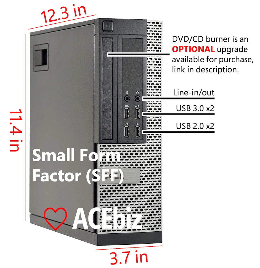 Gaming PC GeForce GTX 745 GT 1030 Desktop Computer Fortnite Roblox Minecraft SSD - Image 4 of 4