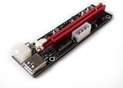 USB 3.0 PCI-E Express 1x To 16x Extender Riser Card Adapter Ver10 Mining USA x6