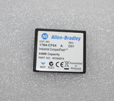 ALLEN BRADLEY 1784-CF64 INDUSTRIAL COMPACT FLASH 64 MB CAPACITY 97235074