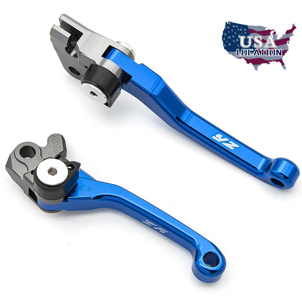 Palanca de embrague de freno para moto cross CNC Yamaha YZ250F 2001 2002 2003 2004 2005 2006 Foto 2 de 4