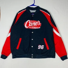 Raising Cane's Chicken Fingers 96 Navy Bomber Jacket XL