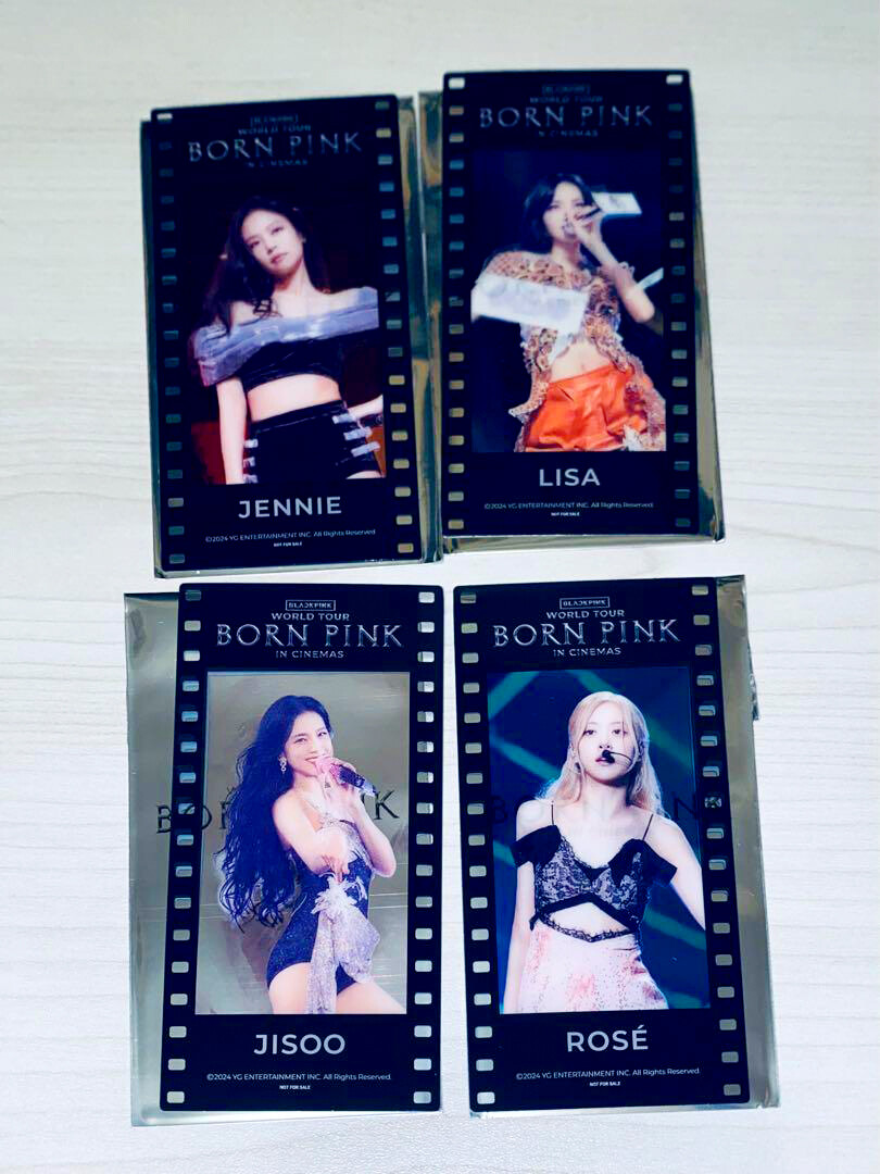 BLACKPINK - BORN PINK in CINEMAS rosé 2枚セット Rosé Official BLACKPINK BORN PINK Album Pink Polaroid Set (2