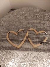 Heart Shape Hoop Dangle Earrings