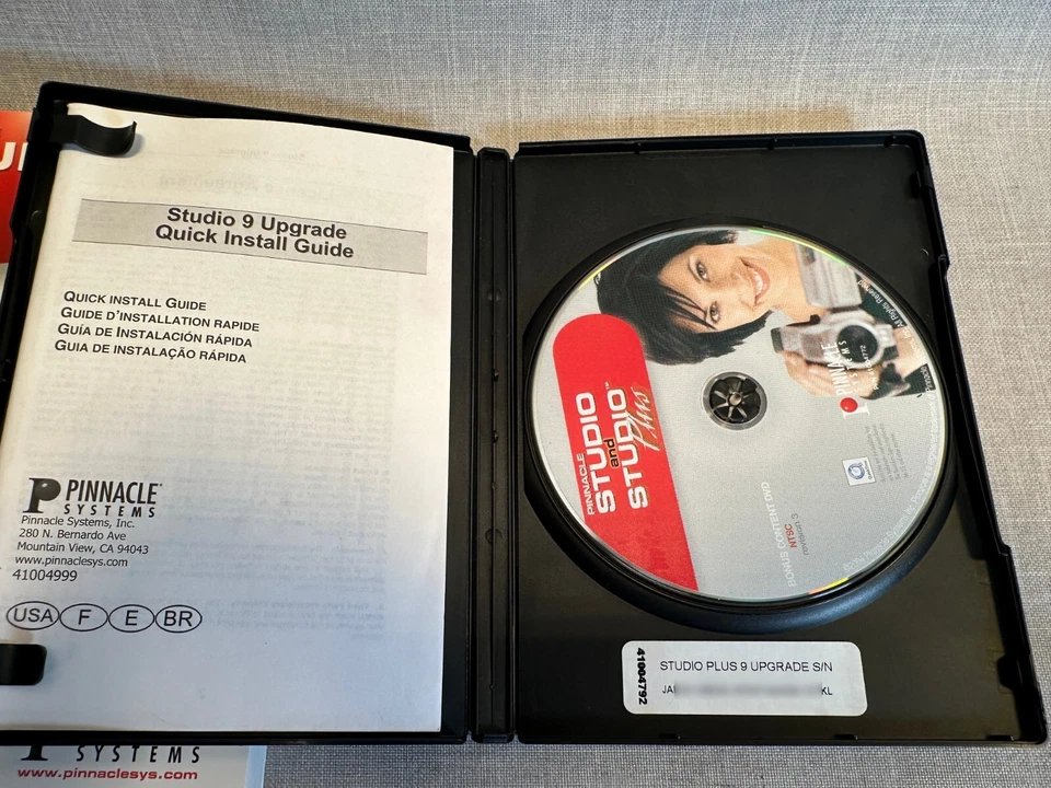 Pinnacle Studio Media Suite Plus Version 7 SE + 9 Upgrade Video Editor w/ Manual - Image 4 of 4