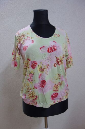 Camiseta de mujer EK2715 de Sonia Rykiel, estampado floral, talla 50 - Imagen 1 de 4