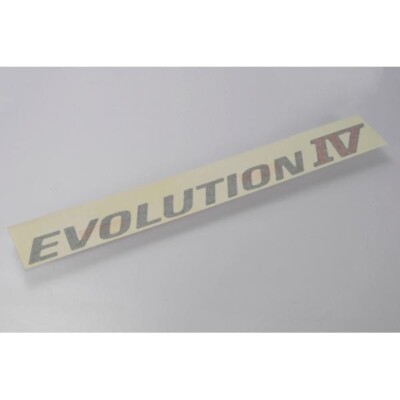 JDM OEM MITSUBISHI EVO 4 EVO4 EMBLEM BUDGE REAR ORNAMENT CN9A