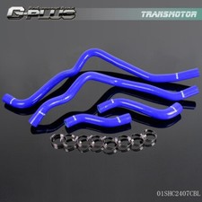 New Fit For Alfa Romeo 4C Silicone Radiator Hose Kit & Free Clamps 4Pcs Blue