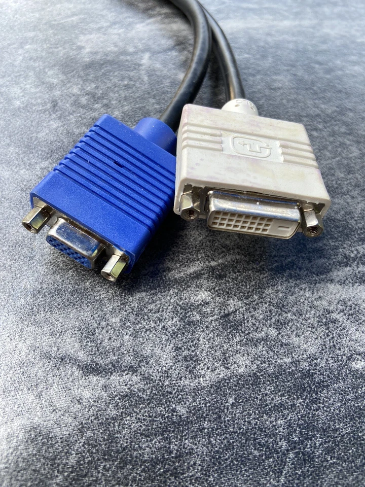 BIZWU329 BizLink DVI to DVI / VGA Splitter Cable BIZ WU329 FREE SHIPPING. - Image 3 of 4