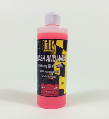 Ardex Wash & Wax 16 oz - Extra Foamy Car, Boat, Aircraft Shampoo - Streak-Free