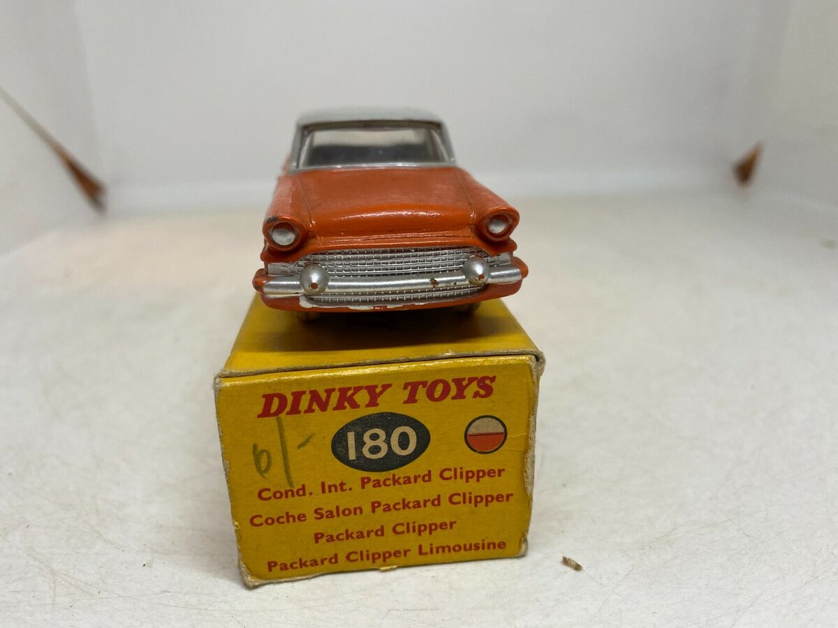 Dinky Toys 180 Packard Clipper Sedan Orange & Grey Boxed | eBay Dinky Toys 180 Packard Clipper Sedan Orange & Grey Boxed | eBay