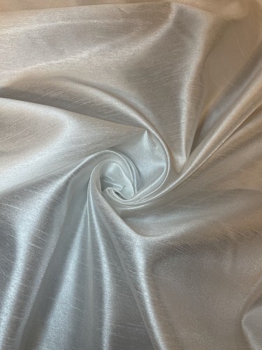 1 meter ivory polyester raw silk fabric..58” wide (147cm) - Picture 3 of 6