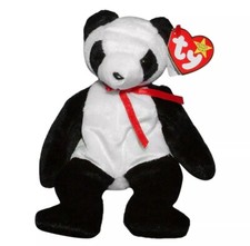 TY Beanie Baby - FORTUNE the Panda Bear 8 inch - MWMT's Stuffed Animal Toy