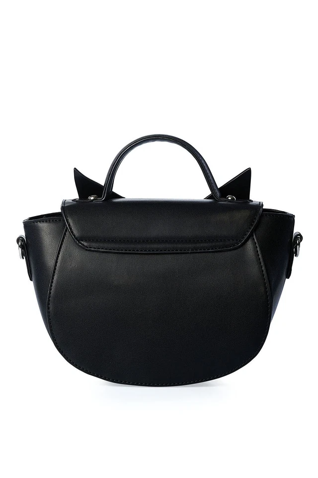 Ropa PROHIBIDA Negro Gótico Gatito Pata de Gato Neko Bolso de Hombro Bolso Bandolera Foto 4 de 4