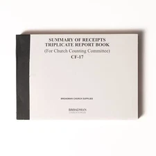 Finance-Summary Of Receipts Book In Triplicate (CF17) (Book Of 50)