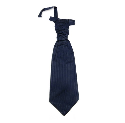 Cravatta blu nera grigia uomo cerimonia cravattone di seta plastron da sposo  | eBay