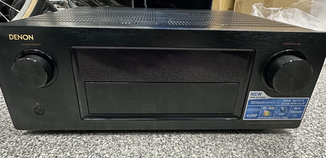 美品　DENON AVアンプ　AVR-X4100W DENON AVR-X4100W デノン AVアンプ 音質 試聴 比較テストの