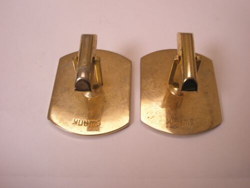 F Monogram Old English Font Initial Letter Name Vintage SWANK LARGE Cuff Links - Picture 7 of 8