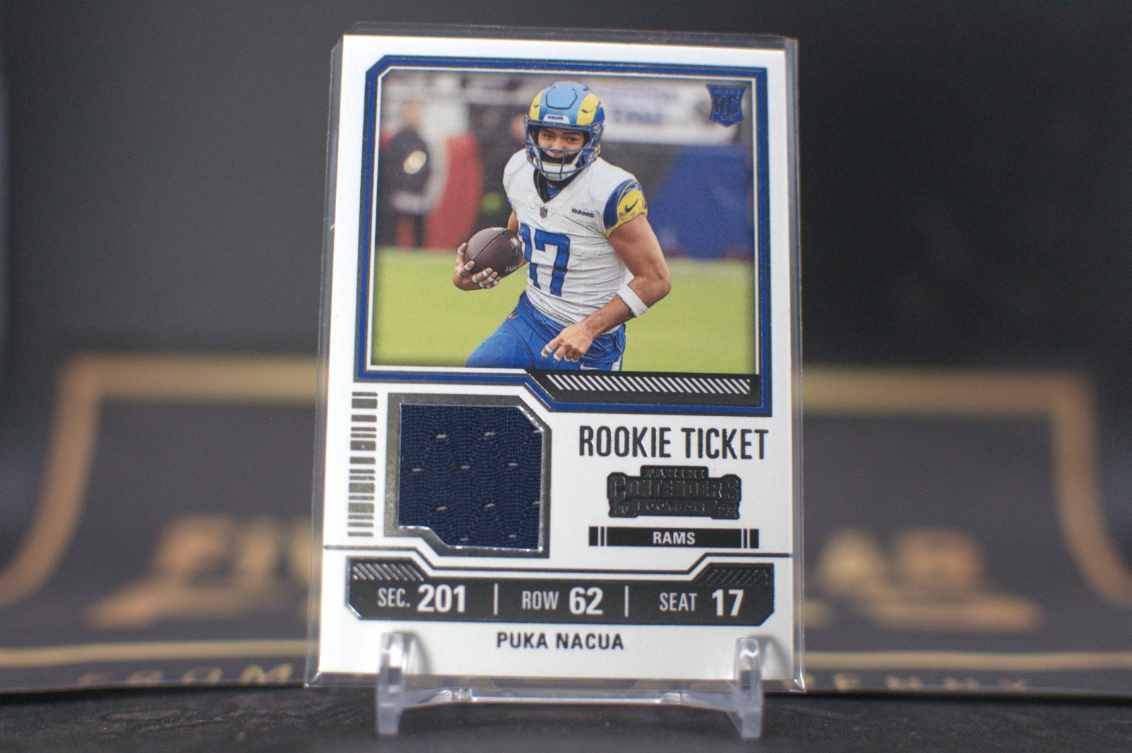 2023 Panini Contenders PUKA NACUA Rookie Ticket Swatches jersey PATCH #TS13