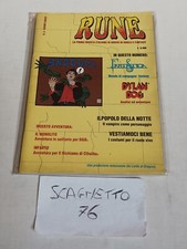 DYLAN DOG SU RIVISTA RUNE del 1991 PRESENTAZIONE GIOCO DI RUOLO 