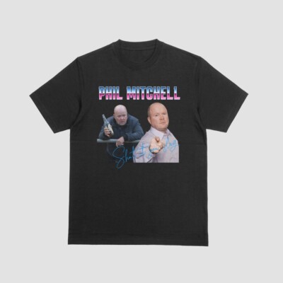 Lustiges Phil Mitchell T-Shirt Seife Oper TV Eastenders Tee Shut it You Schlacke Witz