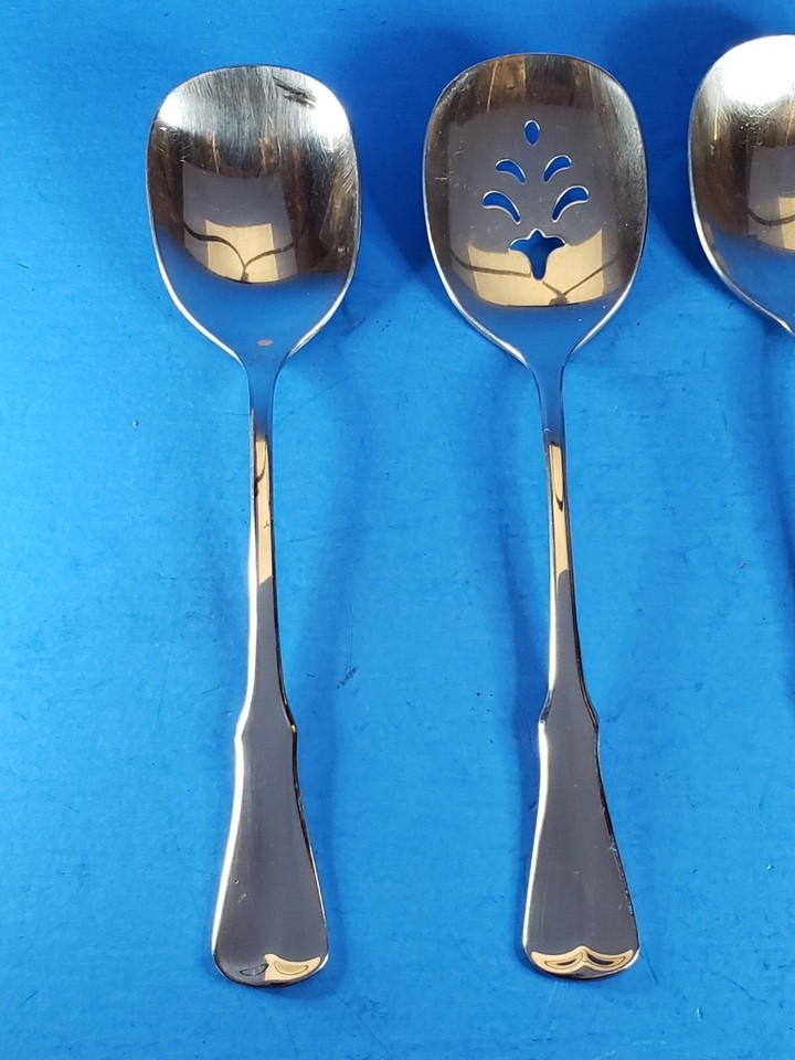 Oneida Patrick Henry Flatware Stainless Sugar Spoon & Jelly Server 8.