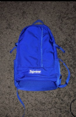 supreme blue backpack
