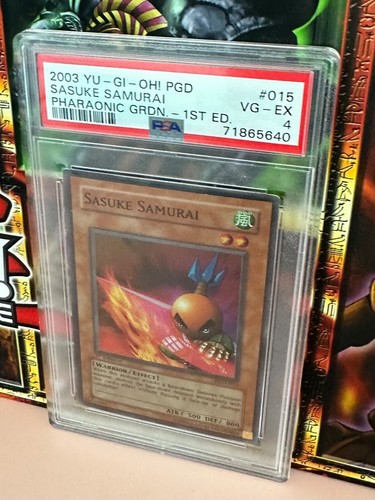 Yugioh 2003 Sasuke Samurai PGD-015 1st Edition Super Rare PSA-4 - Picture 8 of 12