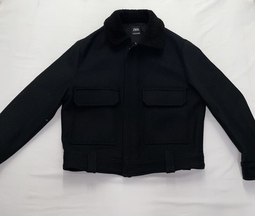 ZARA CLASSIC CROPPED LENGTH JACKET SIZE Medium - Picture 4 of 10