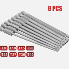 Extra Long Security Torx Bit Set, 8PCS T8-T40...