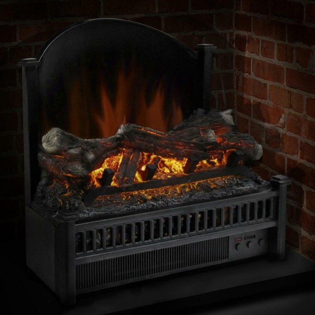 Electric Log Set W/ Heater 23" Multifunction Remote Control Home