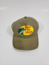Vintage Bass Pro Shops Brown Mesh Snapback Trucker Cap Gone Fishing