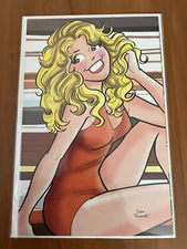 Archie Summer Lovin' Betty Farrah Fawcett Pro Arts Pin-up Poster Homage Swimsuit