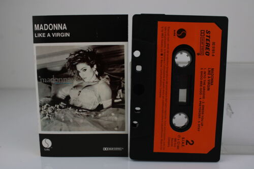 Madonna Like A Virgin Sire – 92 5181-4 1985 Musicassetta Mc Cassette Tape - Foto 1 di 5