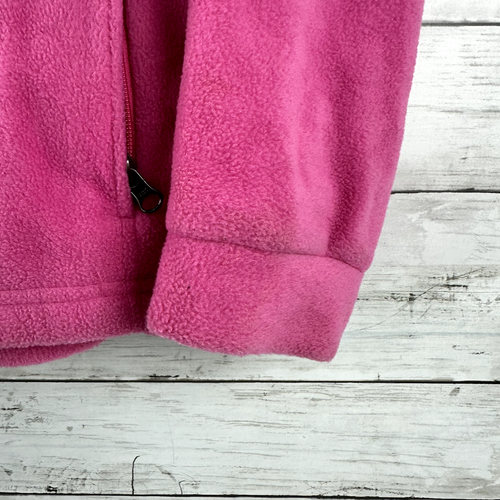 Columbia Jacket Youth Girls Fleece Size Large (14/16) Pink Full Zip - Picture 4 of 13