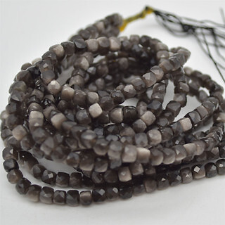 FACETED Cube Beads - 15" Strand, for Jewellery Making, 3.5mm-4.5mm - Picture 51 of 58