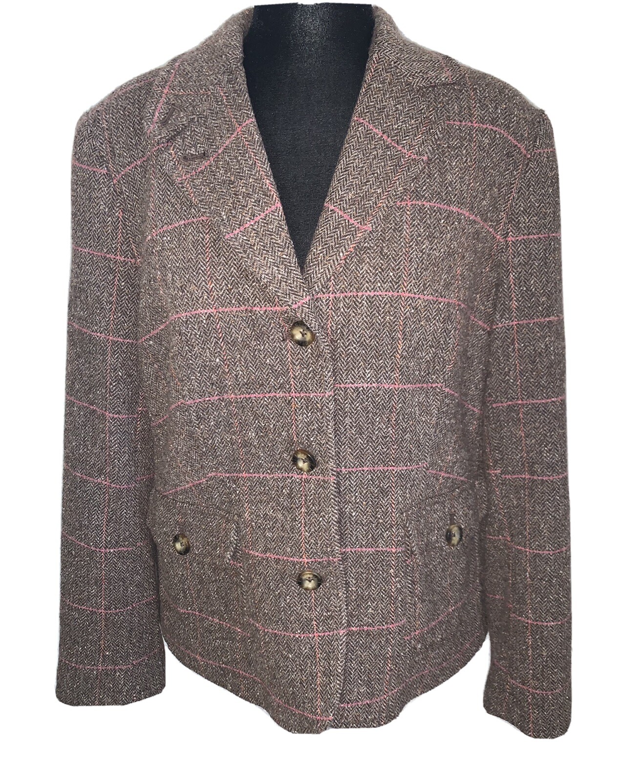 LL Bean Women's Sz L Petite Tweed 