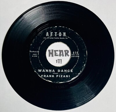 Superb Rockabilly Teen Rocker 45 FRANK PIZANI Wanna Dance / Its No Fun AFTON mp3